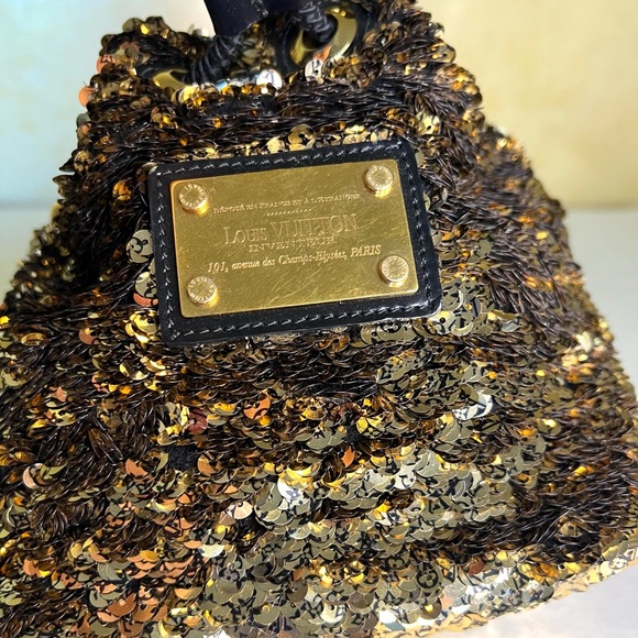 Louis Vuitton Sequin Mini Noe Rococo Gold - Picture 11 of 15